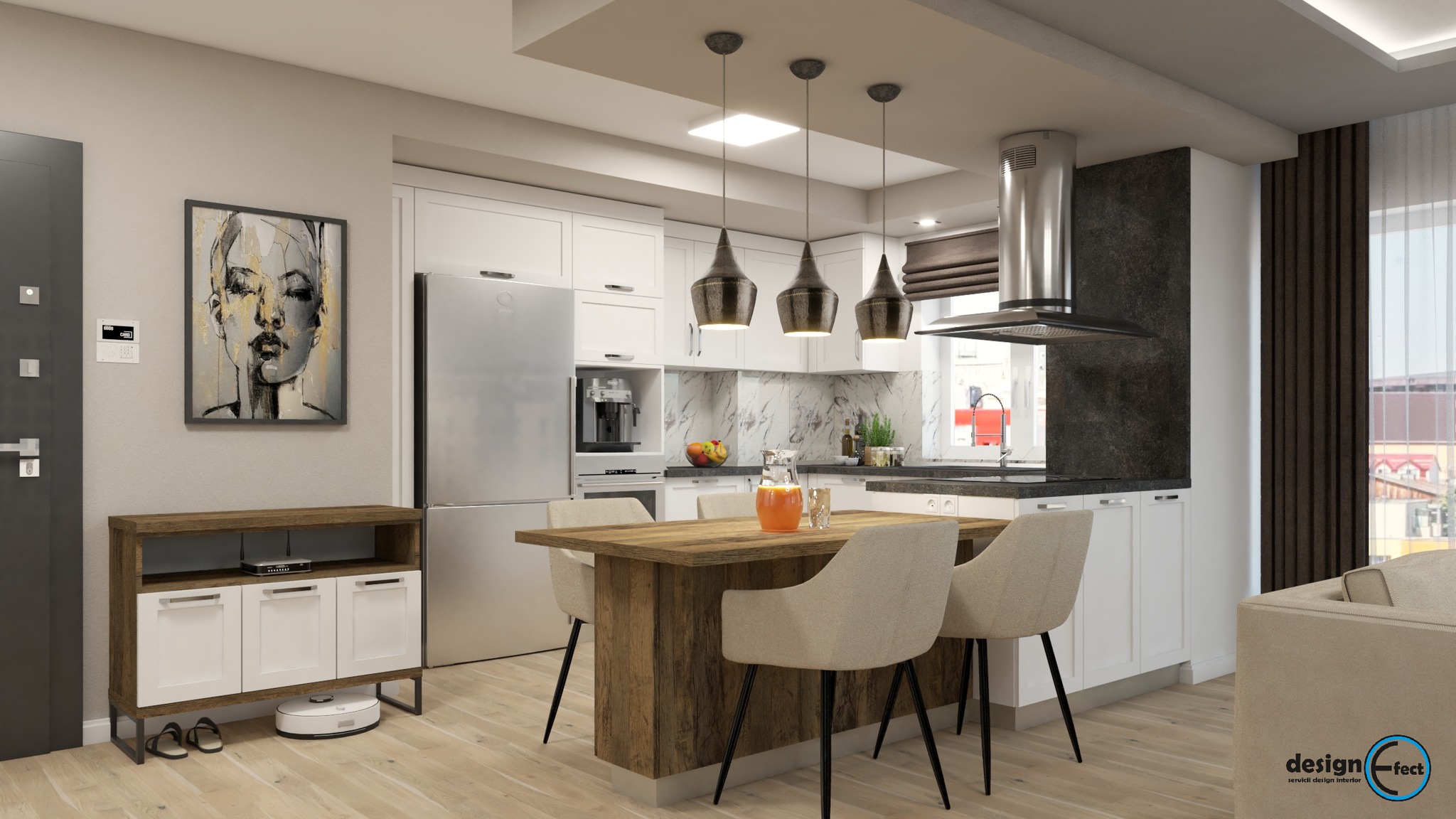 Design interior bucatarie