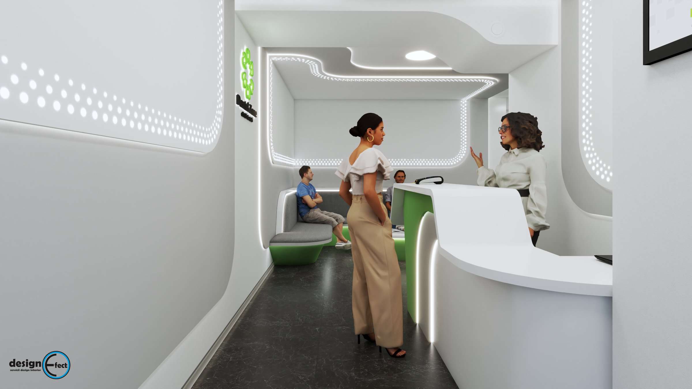 Design interior spatii comerciale